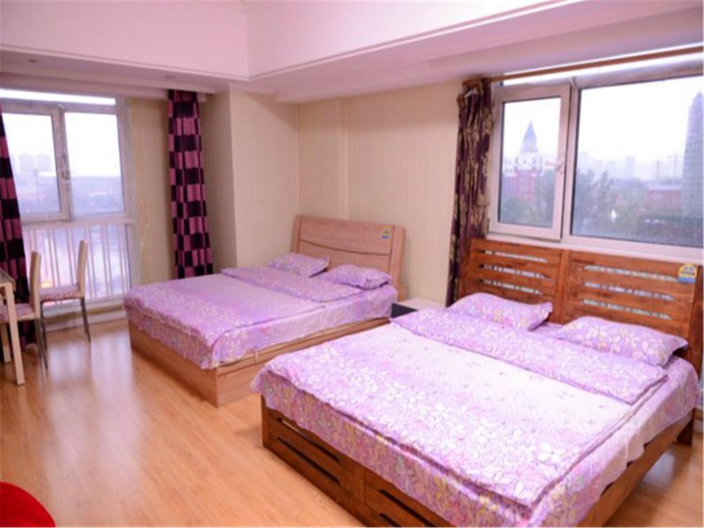 Green Express Apartment Harbin West Railway Station Bilik gambar